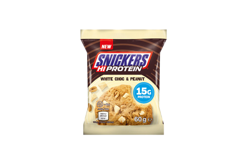 Snickers White Chocolate Hi Protein Cookie from Protein by Mars at The Protein Pick & Mix 