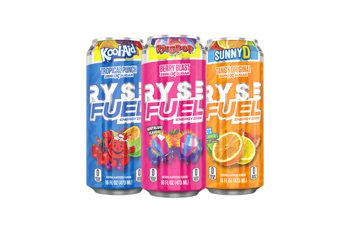 Ryse Fuel Energy Drinks at The Protein Pick and Mix