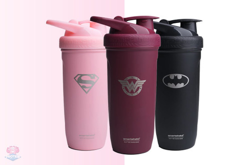 SmartShake - Reforce DC Comic Stainless Steel Shaker at The Protein Pick and Mix