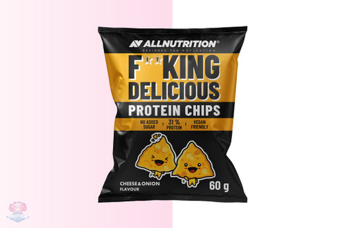 AllNutrition FitKing Delicious Protein Chips - Cheese & Onion at The Protein Pick and Mix