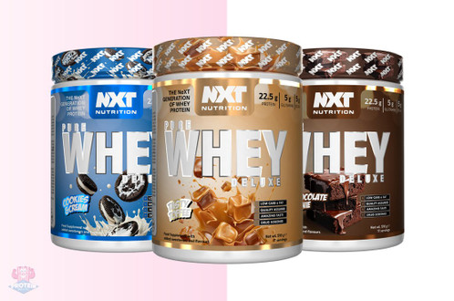 NXT Pure Whey Deluxe 510g (17 Servings) at The Protein Pick and Mix