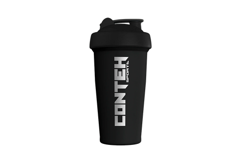 Conteh Sports Logo Shaker - Black (700ml) at The Protein Pick and Mix