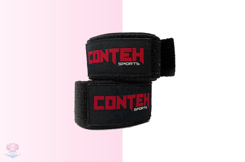 Conteh Lifting Straps - Black at The Protein Pick and Mix Conteh Lifting Straps - Black at The Protein Pick and Mix