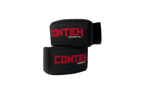 Conteh Lifting Straps - Black at The Protein Pick and Mix
