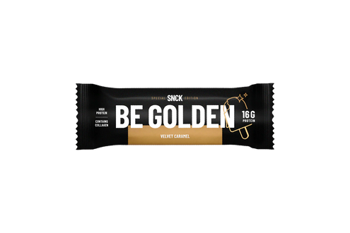 SNCK No Added Sugar Protein Bar - Ltd Edition 'Be Golden - Velvet Caramel'