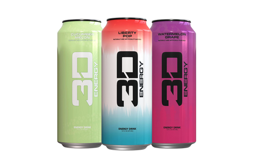 3D Energy Low Calorie Sugar Free Drink - 500ml at The Protein Pick & Mix UK!