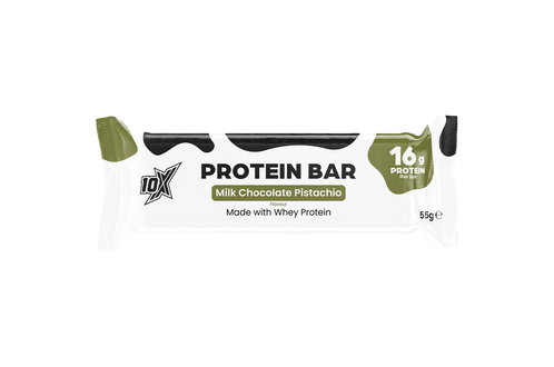 10x Low Sugar Protein Bar - Milk Chocolate Pistachio at The Protein Pick and Mix