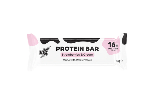 10x Low Sugar Protein Bar - Strawberries & Cream at The Protein Pick and Mix