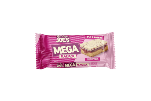 Mountain Joe's 'Mega' Protein Flapjack - Raspberry White Choc at The Protein Pick and Mix
