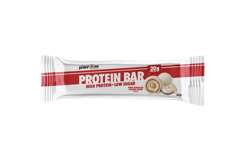 Per4m Low Sugar Protein Bar - White Chocolate Coconut Wafer at The Protein Pick and Mix