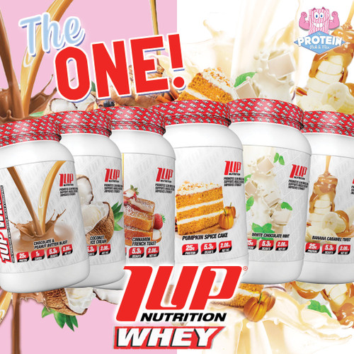 Cinnamon French Toast? Pumpkin Spice Cake?! 1-UP Whey Protein arrives in the Mix! Cinnamon French Toast? Pumpkin Spice Cake?! 1-UP Whey Protein arrives in the Mix!