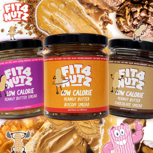Nutter for the Peanut Butter?! Fit4Nutz Low Calorie PB is here! Nutter for the Peanut Butter?! Fit4Nutz Low Calorie PB is here!