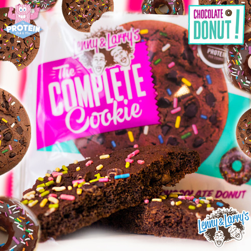 Lenny & Larry's Choc Donut Cookie is in the Mix! Donutty? Not a bit. But delicious? You bet!! Lenny & Larry's Choc Donut Cookie is in the Mix! Donutty? Not a bit. But delicious? You bet!!
