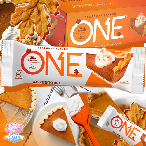 Put down that Pumpkin Spice Latte...Pumpkin Pie ONE Bar is back for the Season! Put down that Pumpkin Spice Latte...Pumpkin Pie ONE Bar is back for the Season!