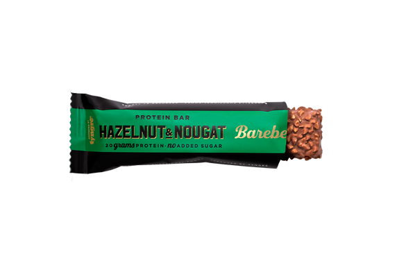 Barebells Hazelnut Nougat No Added Sugar Protein Bar