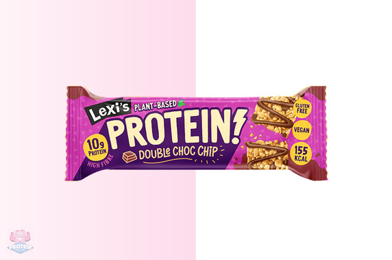 Lexi's Vegan Crispy Protein Bar - Double Chocolate Chip at The Protein Pick and Mix