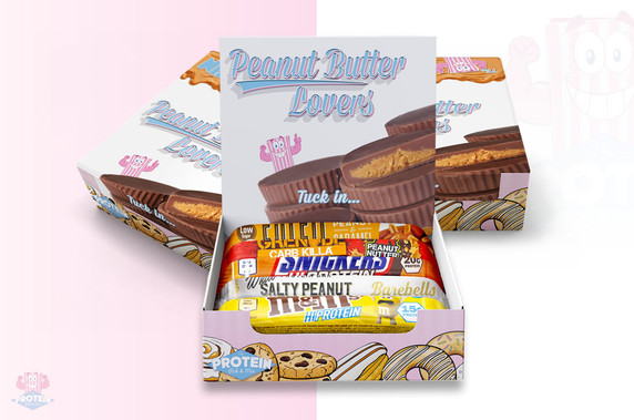 Pick & Mix 'Peanut Butter Lovers' Peanut flavour Gift Box at The Protein Pick and Mix