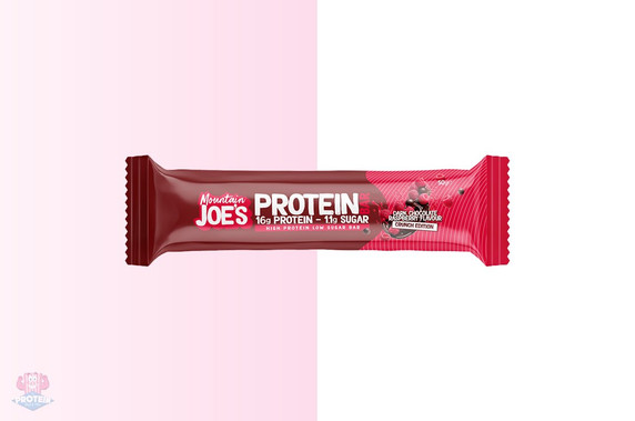 Mountain Joe's Protein Crunch Bar - Dark Choc Raspberry 