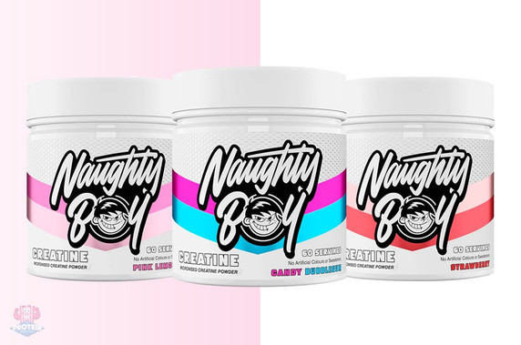 Naughty Boy - Flavoured Creatine Powder (60 Servings) at The Protein Pick and Mix