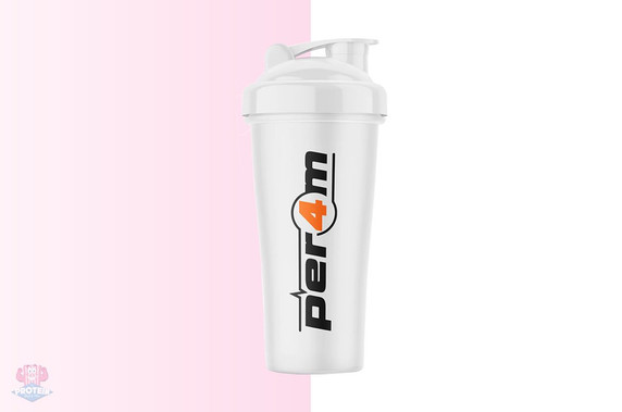 Per4m Logo Shaker - White (700ml) at The Protein Pick and Mix