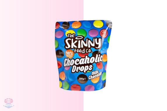 Skinny Food Co Low Sugar Chocaholic Drops Share Bag 200g at The Protein Pick and Mix