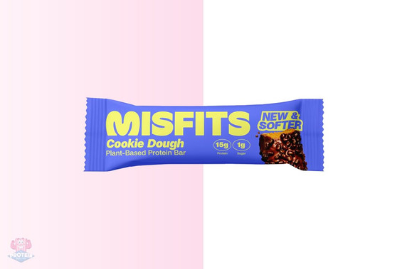 Misfits Plant-Based Protein Bar - Cookie Dough at The Protein Pick and Mix