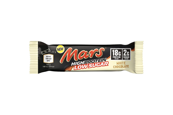 White Chocolate Mars Hi-Protein Low Sugar Bar at The Protein Pick and Mix