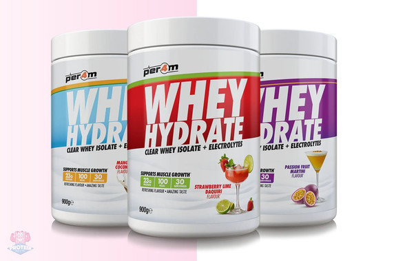 Per4m 'Whey Hydrate' Clear Whey Isolate + Electrolytes 900g at The Protein Pick and Mix