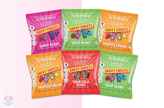 The Double 'D' Savvy Sweets 6-Pack Bundle at The Protein Pick and Mix