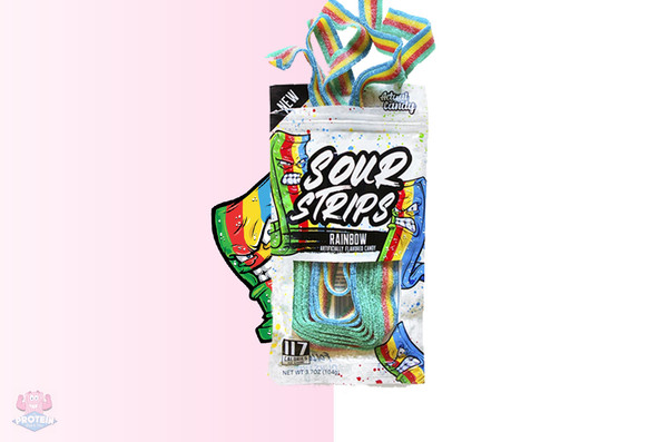 Actual Candy Rainbow Flavour Sour Strips By Maxx Chewning The