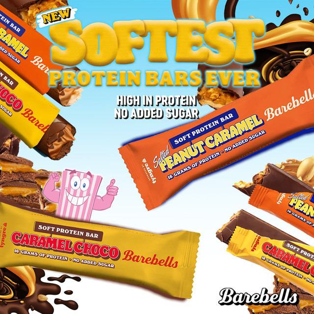 The Softest Bars EVER from Barebells, meet Salted Peanut Caramel