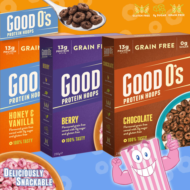 Good Os Cereal(ously) sweet, satisfying and guilt free! Good O's Cereals have ...