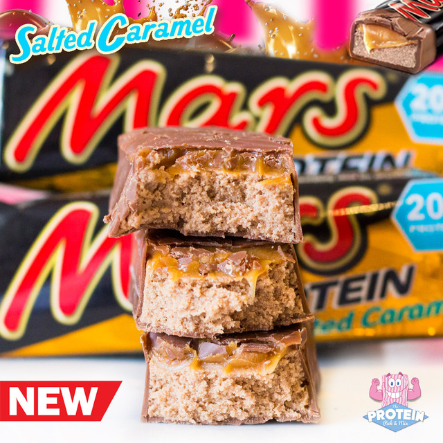 ...as if HiProtein Mars Bars weren't irresistible enough already! Salted Caramel in the Mix now