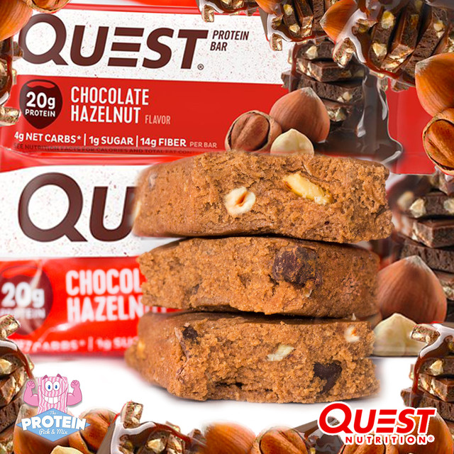 Naturally (hazel)nutty...Quest's Chocolate Hazelnut bar has arrived