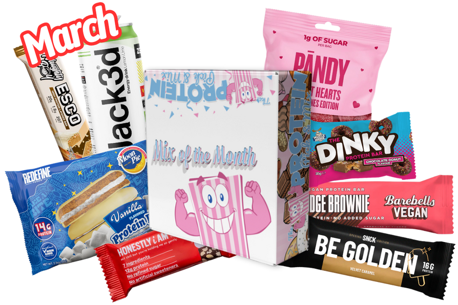 The Protein Pick & Mix - Mix of the Month Box at The Protein Pick and Mix