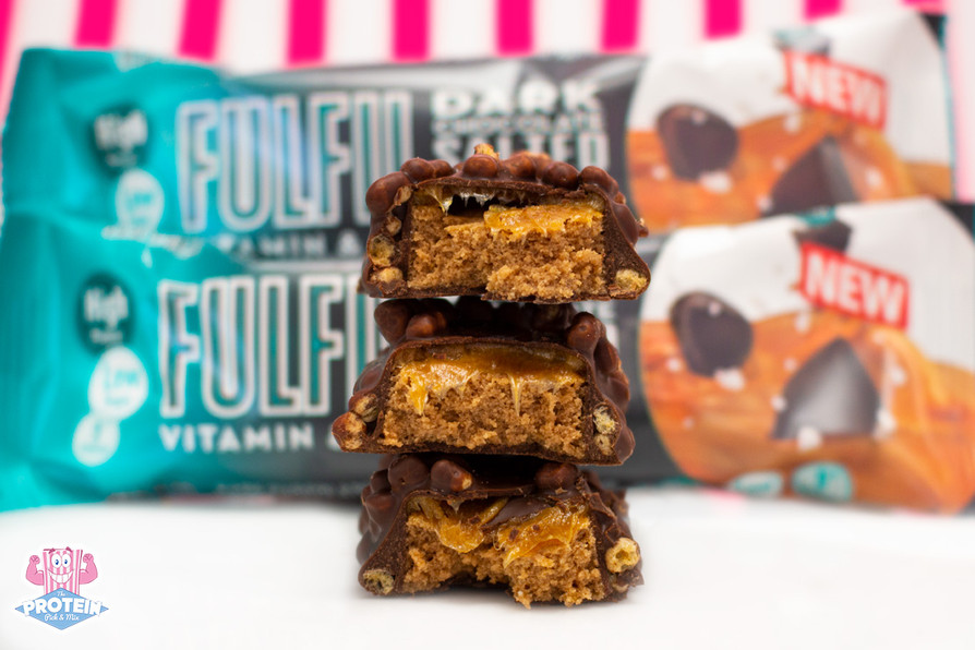 Dark Chocolate Salted Caramel Fulfil Protein Bars at The Protein Pick and Mix