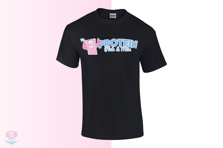 Protein Pick & Mix Merch - Unisex Black T-Shirt at The Protein Pick and Mix