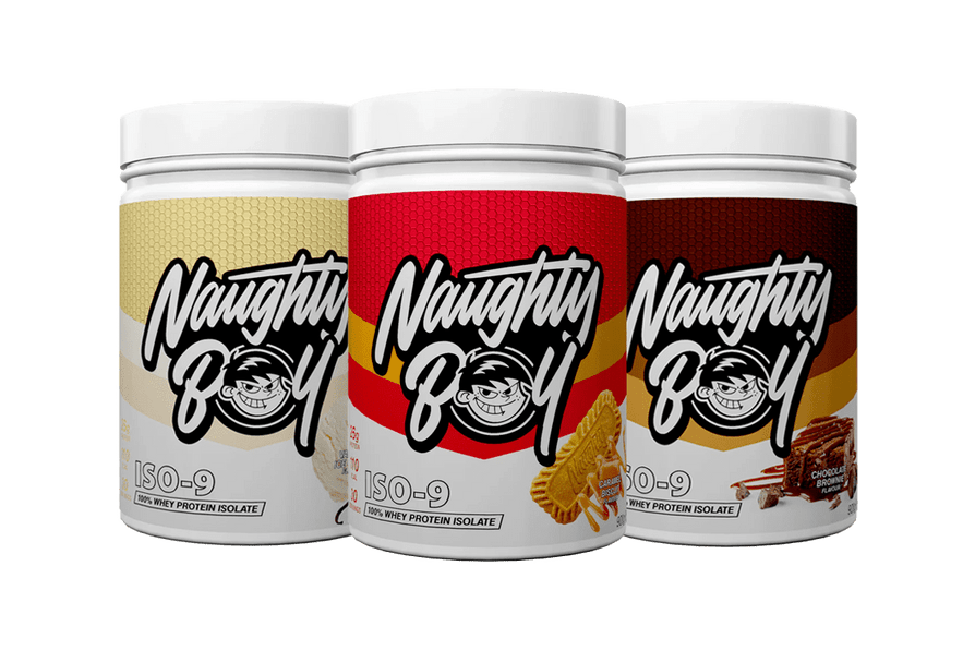 Naughty Boy - ISO-9 Isolate Protein Powder 900g at The Protein Pick and Mix