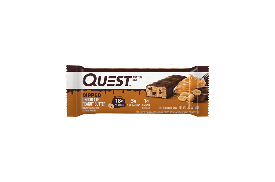 Quest Bar - Dipped Chocolate Peanut Butter at The Protein Pick and Mix