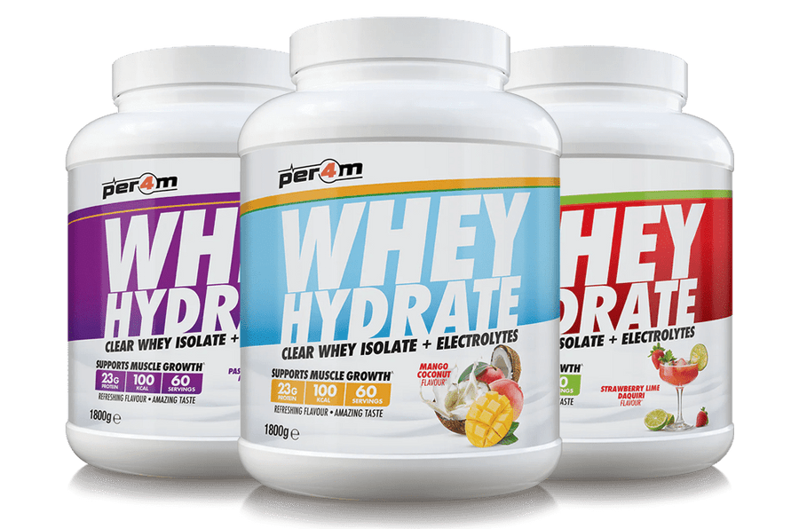 Per4m 'Whey Hydrate' Clear Whey Isolate + Electrolytes 1.8kg at The Protein Pick and Mix
