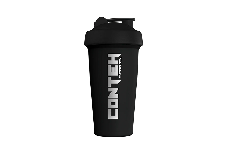 Conteh Sports Logo Shaker - Black (700ml) at The Protein Pick and Mix