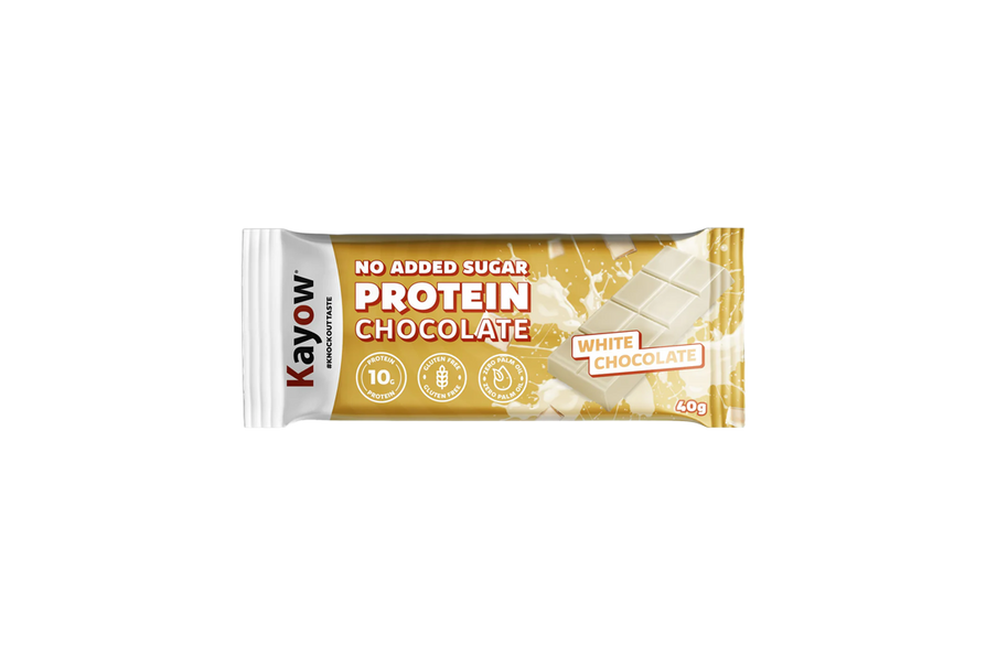 Kayow Protein Chocolate - White Chocolate 40g at The Protein Pick and Mix
