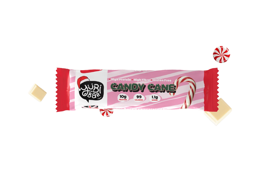 YuBi Plant-Based Protein Bar - Candy Cane The Protein Pick and Mix