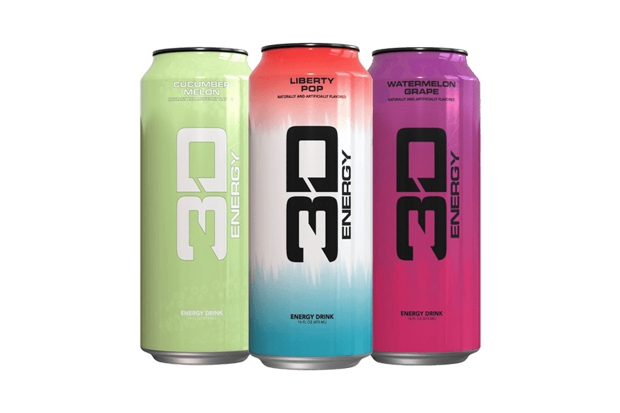 3D Energy Drinks at The Protein Pick and Mix