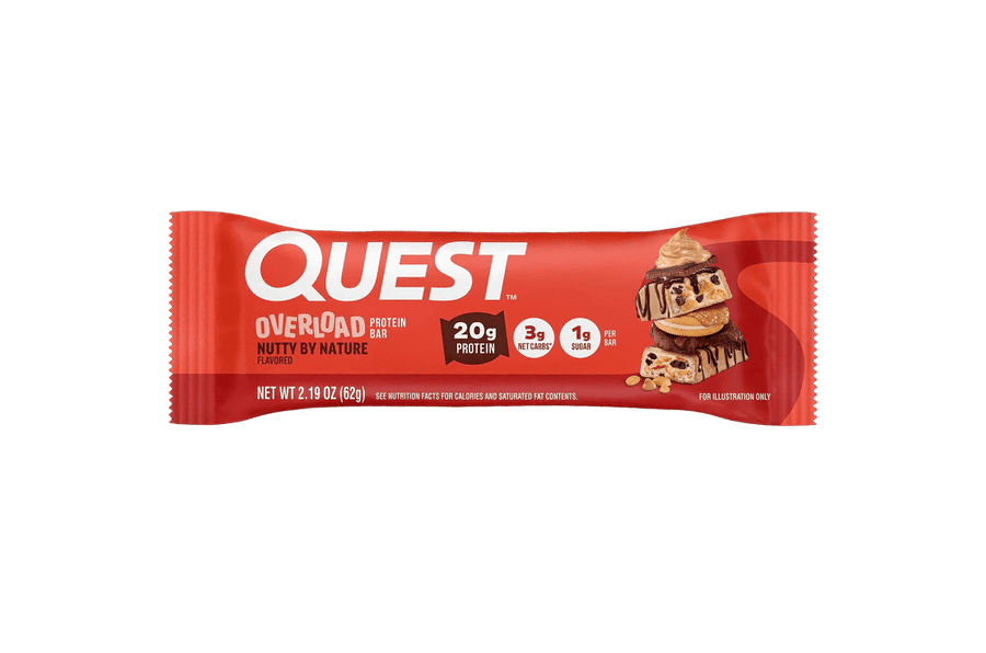 Quest Overload Bar - Nutty By Nature at The Protein Pick and Mix
