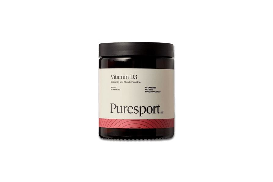 Puresport -  Vitamin D3 + K2 Capsules - 60 Servings at The Protein Pick and Mix