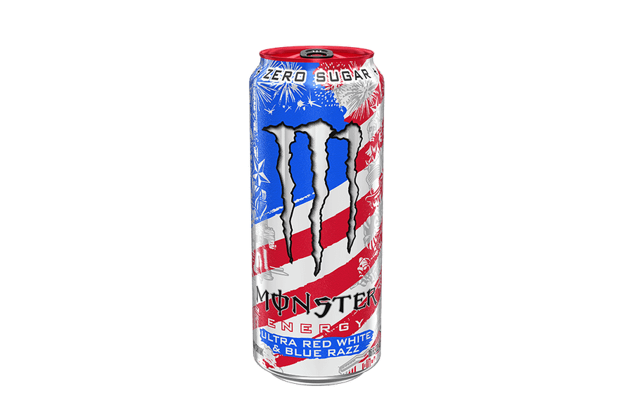 Monster Energy Ultra - Red, White & Blue Razz at The Protein Pick and Mix