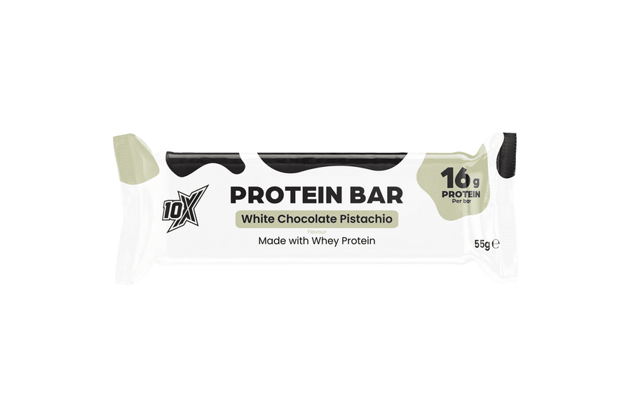 10x Low Sugar Protein Bar - White Chocolate Pistachio at The Protein Pick and Mix