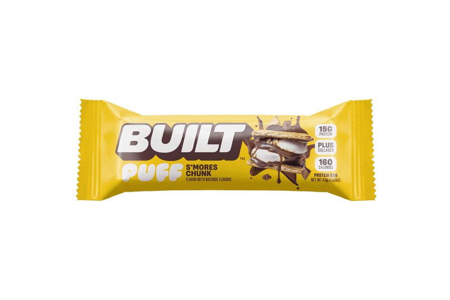 BUILT Puff Protein Bar - S'mores Chunk at The Protein Pick and Mix