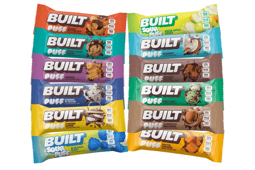 The 'BUILT different' Puff Protein Bar Bundle at The Protein Pick and Mix UK